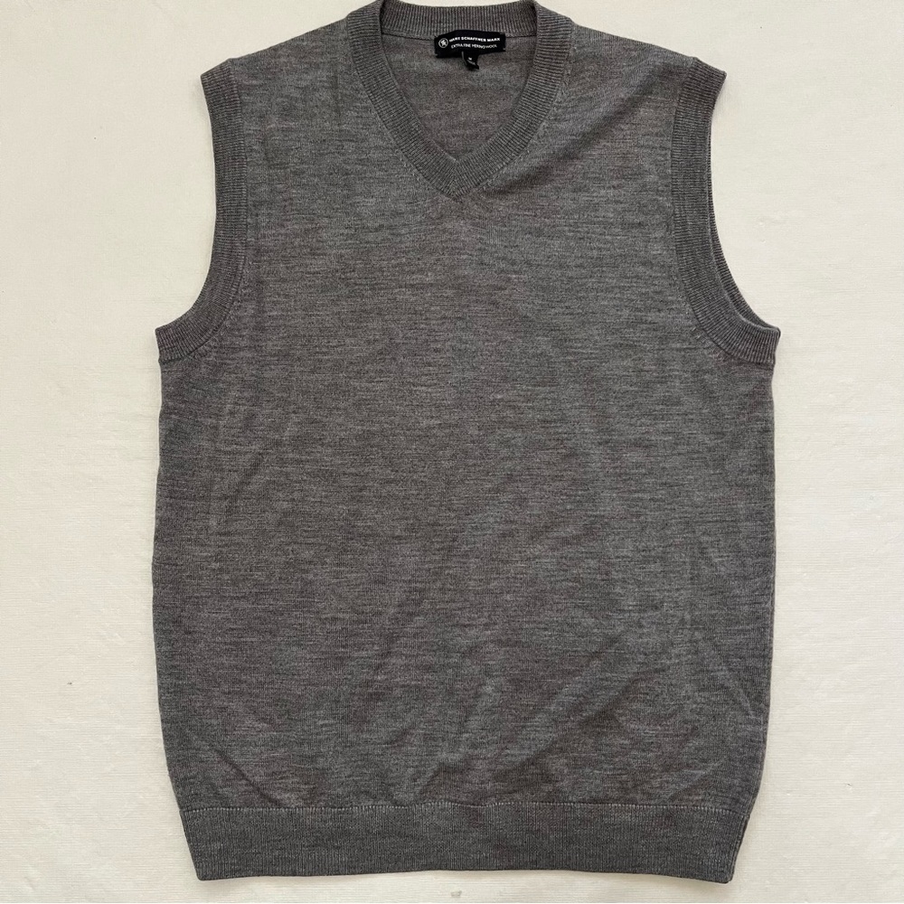 Hart Schaffner Marx Extra Fine Merino Wool Sweater Vest